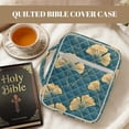 thumbnail image 7 of FOR U DESIGNS Ginkgo Leaves Print Bible Case Lightweight Bible Holder Case with Handle Washable Book Cover Church Bag Bible Protective Tote Bag with Zipper Pocket, 7 of 7