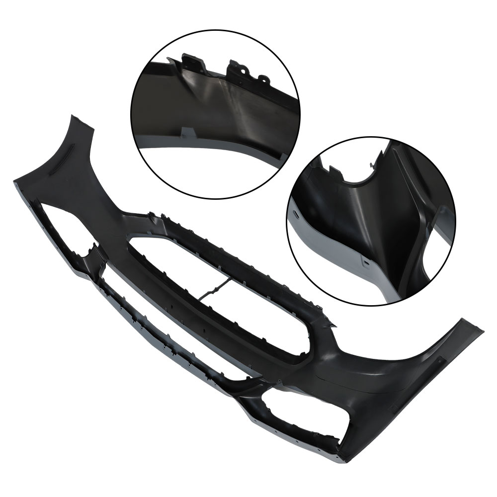 Genrics NEW Front Bumper Cover Primed For 2015-2017 Ford Mustang Except Shelby Model