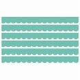thumbnail image 2 of Carson Dellosa We Belong Speckled Teal Scalloped Borders Per Pack, 39 Feet Per Pack, 6 Packs, 2 of 2