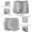 Gray, variant on Cotton Men Briefs Boxers Stretch Seamless Modal Men's Underwear Plain Loose Undershorts