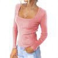 Hauts à Manches Longues pour Femmes Mode Imprimée T-shirt Ample Mi-Longueur Manches 3/4 Blouse Col Rond Hauts Décontractés