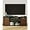 Black, variant on TV Stand with Storage, TV Entertainment Center with 2 Bins for TVs Up to 50", TV Stand for Bedroom, Living Room
