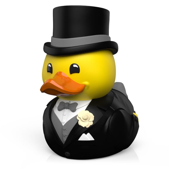 Figura coleccionable de vinilo con forma de pato de goma TUBBZ Groom Edition