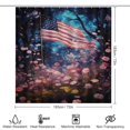 thumbnail image 2 of Independence Day Of The United States Flag Shower Curtain Sets with Rugs 4 Piece Rustic, 2 of 8