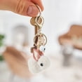 thumbnail image 3 of 3 Pcs Lovely Rabbit Pendant Keychains Cartoon Bag Pendants Hanging Ornaments, 3 of 8