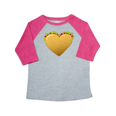 

Inktastic Taco Heart- love tacos Gift Toddler Boy or Toddler Girl T-Shirt