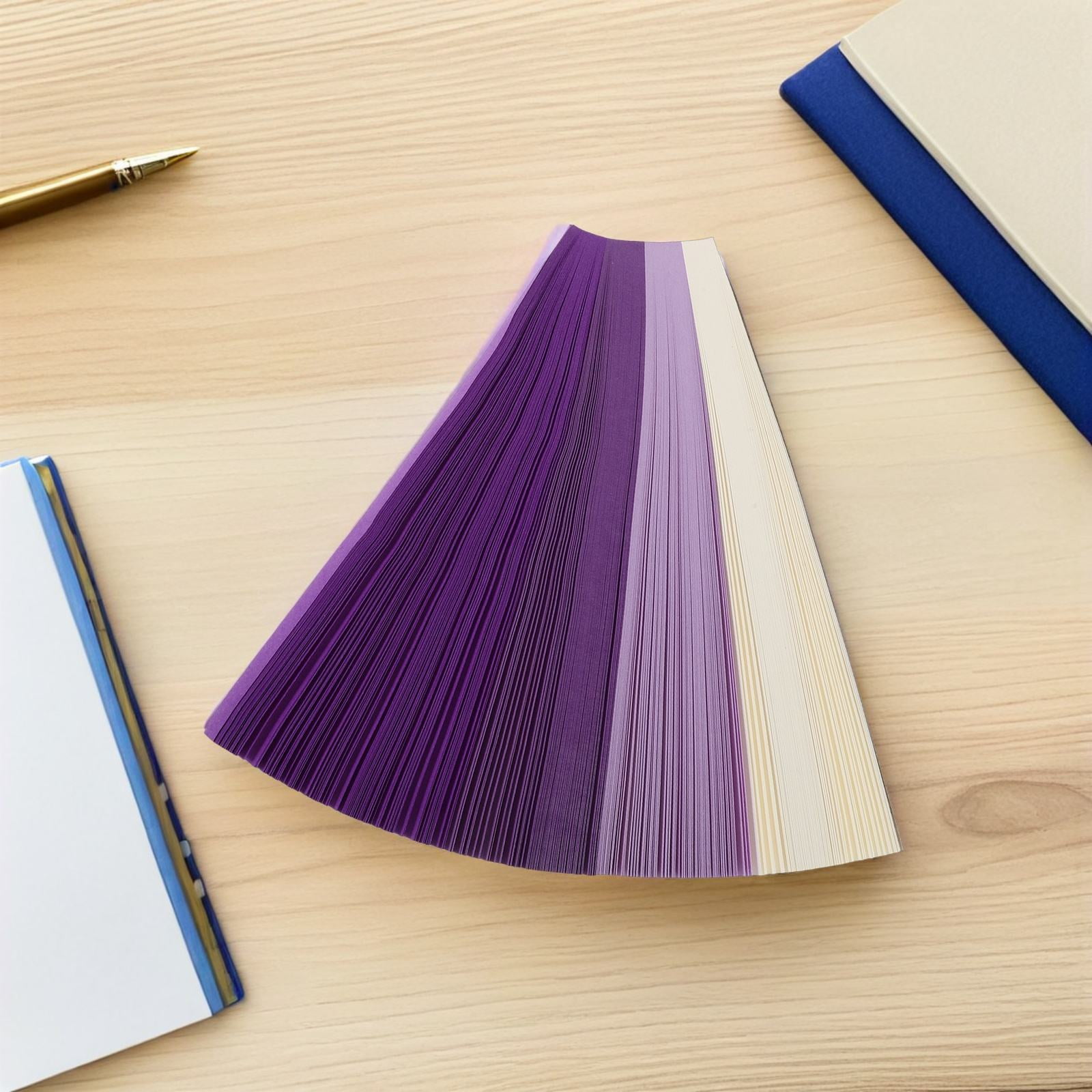 Amosfun Origami Paper Set with 1560 Vibrant Gradient Colors for Star Folding and Craft Projects