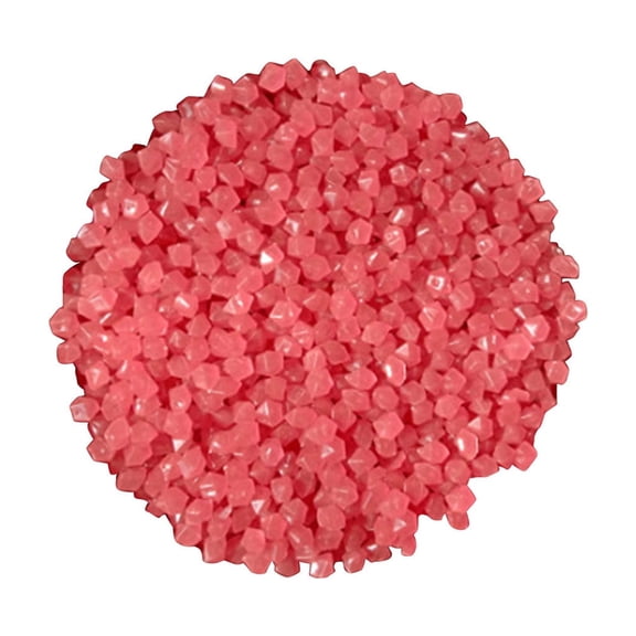 Ljiaocrou Luminous Aquarium Pebbles, Fluorescent Substrate Stones, Small Rhombus Shape Glowing Gravel for Fish Tank Decoration, Soft Ambient Light Plastic Material