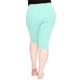 thumbnail image 3 of Stretch Is Comfort Women's Plus Size Knee Length Leggings| Adult X-Large - 7x, 3 of 5