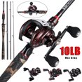 thumbnail image 3 of Sougayilang UL Power 6.5ft Casting Fishing Rod & Reel Combo, 2-Piece Rod, 3 of 5