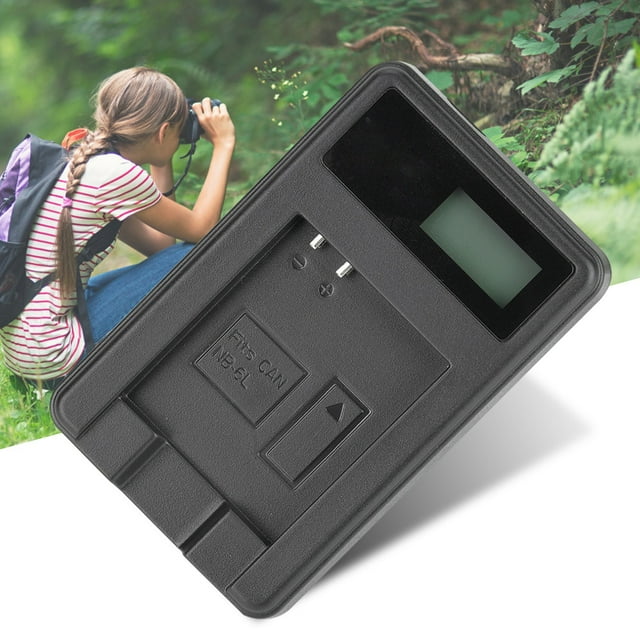 Battery Charger, Short Circuit Protection Discharge Protection Single Slot Battery Charger Plastic Material For SX710 Camera
