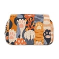 thumbnail image 2 of Kdxio Cute Cat Paw for Double Compartment Pen Case Oxford Organizer with Zipper Pockets for Students Artists, 2 of 7