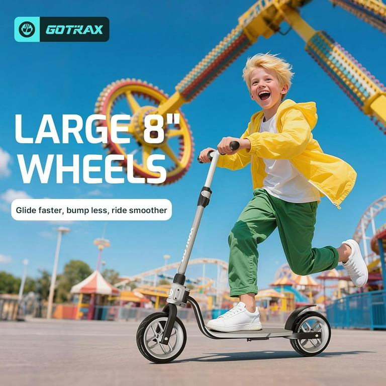 GOTRAX KS8 Kids Kick Scooter for Ages 5+, 8