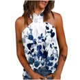thumbnail image 1 of Tops Para Mujer Elegante Blusa Casual Moda Causal Impresión Sin Mangas Camiseta Sin Mangas Odeerbi ODB160651, 1 of 5