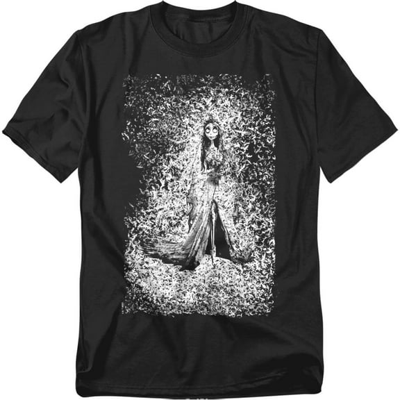 Corpse Bride T-Shirt Bird Dissolve Unisex Graphic Tee For Men & Women