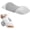 Grey, variant on Sciatica Pillow, Ergonomic Memory Foam Lumbar Support Pillow for Bed, Waist Support for All Sleepers