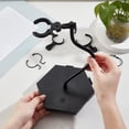 thumbnail image 3 of Figure Stand (Snake-Like Flexible Metal Hose) Action Assembly Action Figure Display Holder Base Black Model Support Stand Action Figure Display for 1/6 1/9 1/12 Scale, 3 of 7