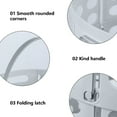 thumbnail image 4 of EGNMCR Bucket Laundry Hamper With Handle - Portable Collapsible Laundry Basket For Dorms, Bathrooms And Travel laundry basket, 4 of 5