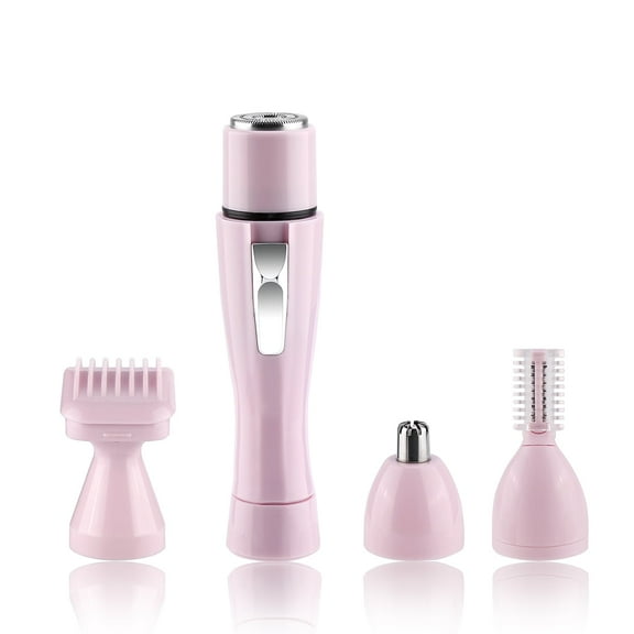4 in 1 Multi-function Electric Hair Shaver Nose Hair Trimmer Kit for Women