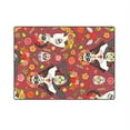 thumbnail image 3 of CADecor Day of the Dead Sugar Skull Flowers Throw Blanket Bed Sofa Blanket 58x80 inches, 3 of 3