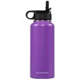 thumbnail image 2 of BalanceFrom Double-Wall Vacuum Insulated Stainless Steel Water Bottle, 3 Caps Included, Wide Mouth and Standard Mouth, Multiple Colors and Sizes, 2 of 9