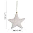 thumbnail image 3 of Set de colgantes decorativos en forma de estrella con tela para decoración del hogar, decoraciones de fiesta o regalo – pack de 5 para cumpleaños, fiestas y inauguración de casa, 3 of 6