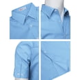 thumbnail image 4 of H2H Mens Basic Fashion Dressy Short Sleeves Shirt BLUE US S/Asia M (KMTSTS0133), 4 of 6