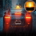 thumbnail image 3 of Luz estroboscópica LED naranja inalámbrica de 12 V, luces intermitentes de emergencia magnéticas, luces de señalización para automóviles y vehículos., 3 of 5