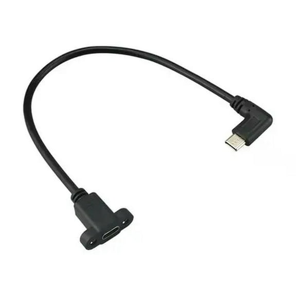 FOR USB 3.1 Type c Male to Female Extension Cable with Panel Mount Screw,USB C female to USBc Male extending Wire Extender Data Cord