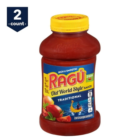 (2 Pack) RagÃº Old World Style Traditional Pasta Sauce 45 (Best Ragu Spaghetti Sauce)