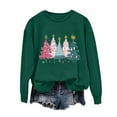thumbnail image 2 of FDGIU Funny Christmas Hoodie for Women - Lightweight Pullover with Pockets, Holiday Graphic Sweatshirts, 2 of 4