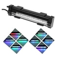 thumbnail image 1 of Aquarium Oxygen Waterfall Led Light Submersible Bubble Decor Lamp for Coral Plant Tanks Fish ,Light is Soft, 1 of 7