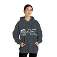 thumbnail image 5 of My Mom Thinks I'm Scary Funny Halloween Graphic Hoodie Sweatshirt, Sizes S-5XL, 5 of 9