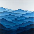 thumbnail image 2 of Dark Calm Ocean Waves Poster Print by Atelier B Art Studio, 2 of 2