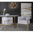 thumbnail image 7 of TOV Furniture Giselle Grey Velvet Dining Chair with Gold Frame, 7 of 7