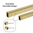 thumbnail image 3 of Phillco Closet Rod Aluminum Brass Hourglass 36 in Pin Mount, 3 of 4