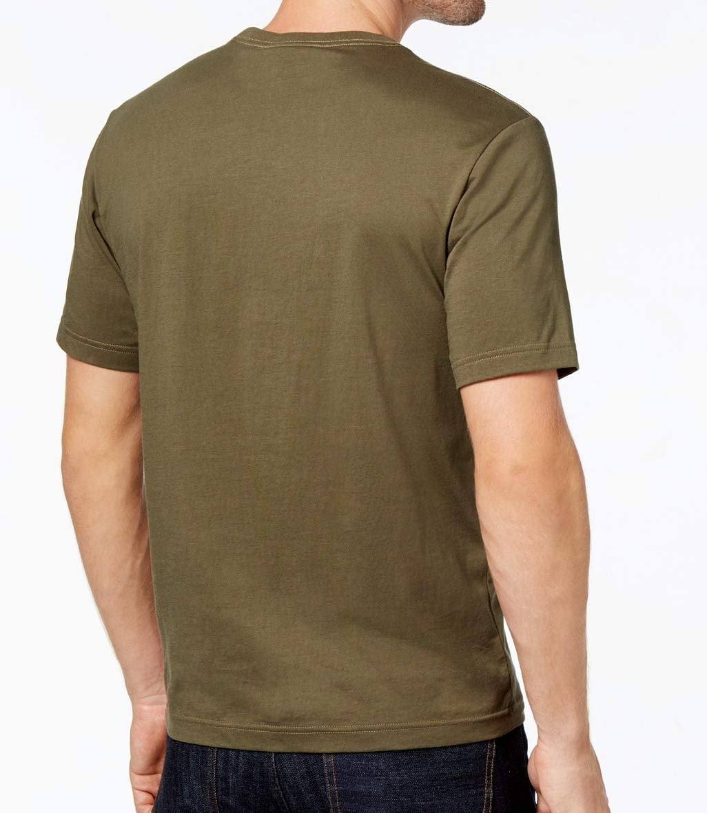 Daniel Hechter Mens Paris Graphic T-Shirt, Green, Large | Poloshirts