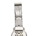thumbnail image 2 of Men Quartz Analog Watch Accurate Timekeeping Stainless Steel Chronograph Business Dress Wristwatch Silver Shell Blue Face (7.48 in / 19.0 cm), 2 of 9