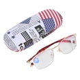 thumbnail image 1 of Anteojos de lectura con lentes antifatiga que bloquean la luz azul, unisex, para hombres y mujeres, para personas mayores(+150 ), 1 of 10