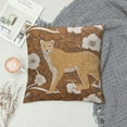thumbnail image 2 of COMIO  Throw Pillow Cushion Cover - Leopard Cheetah Pattern Chenille Jacquard Modern Fashion Style Couch Sofa Pillow Cover for Living Room Bedroom, 2 of 5