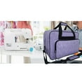 thumbnail image 4 of Premium Sewing Machine Carry Storage Bag Covers case totes carrying storage Nylon Student Home Purple, 4 of 9