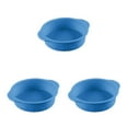 thumbnail image 3 of kurtrusly Mariage Fête Gâteau Restaurant Réutilisable Mousse Lavable Rond Moule Cuisine Gadget Accessoires Bleu 10 Pouces 3Set, 3 of 6