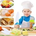 thumbnail image 5 of Cuchillos para niños Juego de cuchillos para cocinar y hornear de 3 piezas: Cuchillos infantiles Montessori en 3 tamaños y colores/agarre firme, 5 of 5