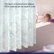 thumbnail image 3 of Toystoory Cortina transparente de fácil instalación para dormitorio, decoración moderna del hogar, cortinas de ventana elegantes y modernas Juegos de accesorios de baño, 3 of 5