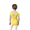 Yellow Short-Sleeved Shirt, variant on LYMAYTER Toddler Long Sleeve Gymnastics Leotards, Short-Sleeved Ballet Dance Leotard Gymnastics for Girls