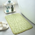 thumbnail image 2 of NSESSHome Bathroom Rugs Sets 2 Piece, Cobblestone Memory Foam Bathroom Mats Set Extra Thick, Non Slip Bath Mats for Bathroom, Water Absorbent, Washable Bath Rugs for Tub Toilet and Floor, 2 of 2
