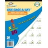 One Page A Day: Single Digit Math Multiplication Practice, (Paperback) 50 pages