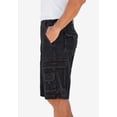 thumbnail image 2 of Boulder Creek By Kingsize Men's Big & Tall  12" Side Elastic Denim Cargo Shorts, 2 of 6