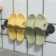 thumbnail image 1 of Yhmxh Bathroom Organizer Bathroom Storage Bathroom Slippers Rack Punch Frees Toilet Wall Mounted Toilet Slippers Rack Wall Shoe Storage Bathroom Slippers Rack, 1 of 6