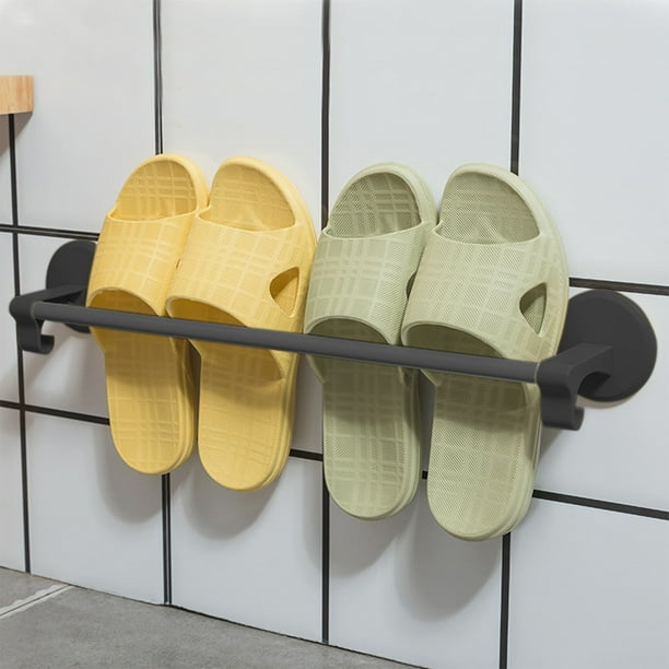 Zapatero de Baño con Perforaciones, para Colgar En La Pared Del Inodoro, para Guardar Zapatos